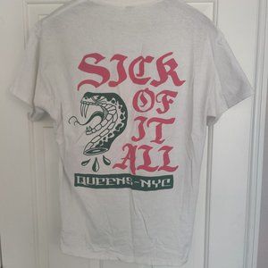 SICK OF IT ALL - Traditional Snake Tshirt - Size Large